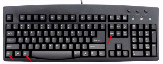 电脑黑屏按哪三个键 电脑黑屏要按哪三个键取消