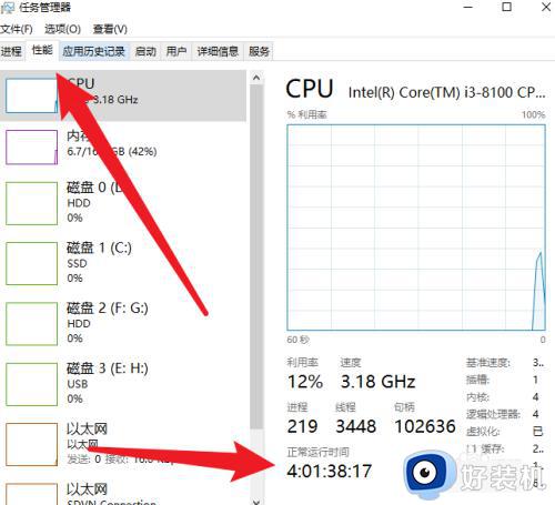 windows查看运行时间哪里查看_查询windows系统运行时间的方法