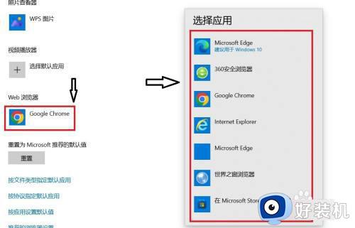 默认浏览器怎么设置win10_给win10系统设置默认浏览器的方法