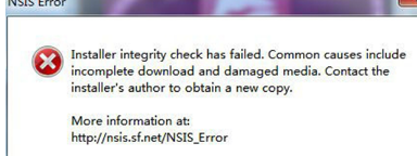win7系统下载安装软件提示NSIS Error窗口如何解决
