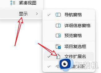win11怎么显示拓展名_win11如何显示文件扩展名