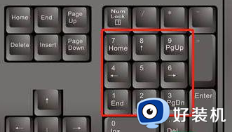 键盘数字键变成上下左右怎么恢复_键盘数字键变成方向键上下左右如何解决