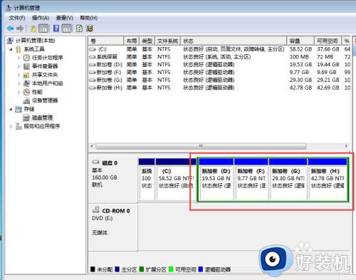 win7系统盘分区怎么重新设置_win7系统如何重新分区硬盘