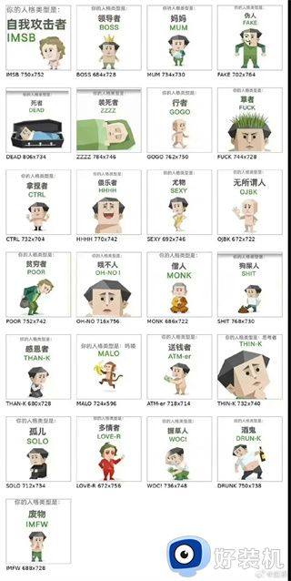 sbti人格测试结果分析图 sbti性格大全