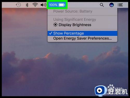 macbook如何显示电池百分比_macbook怎么显示电池百分比