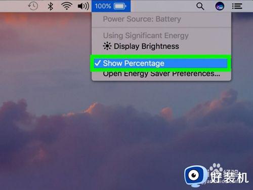 macbook如何显示电池百分比_macbook怎么显示电池百分比