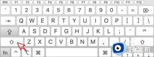 m1版苹果电脑大写字母怎么打 苹果电脑m1大小写切换是哪个键