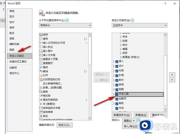 word开发工具在哪里找_word开发工具选项卡在哪里打开